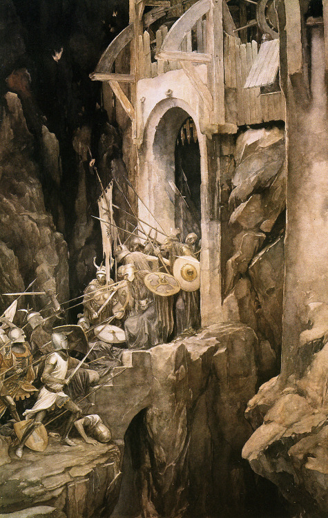 Alan Lee - Illustrations from &ldquo;The Mabinogion&rdquo; - Medieval Welsh Tales: «Peredur, son of 