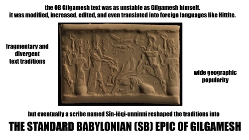 mostlydeadlanguages: A brief text history of Gilgamesh, put together for my students.