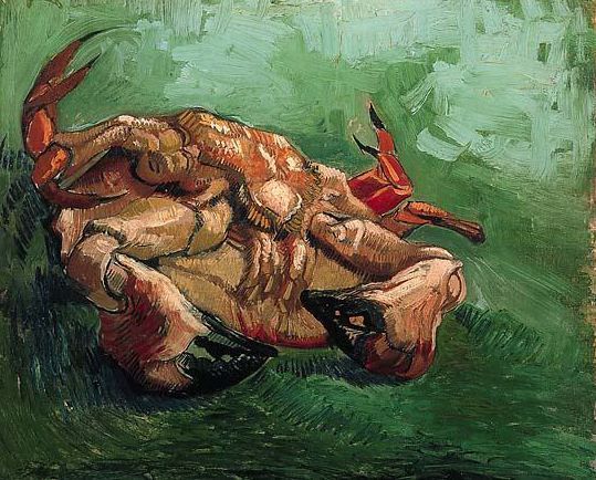 sorrowingoldman:    Paintings of crabs by Vincent van Gogh  