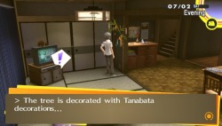 personuhh:Dojima and Nanako evidently took Tanabata a little more seriously than Yu did.