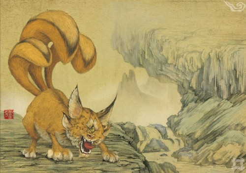 yinyangrena:mingsonjia:Magical Creatures (Yaoguai) from the Great Chinese Mythology Collection 《山海經》