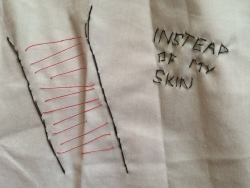 frownist:  instead of my skin 