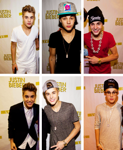 jstnigga:  Some of Justin’s M&amp;Gs. From the first to the last. 