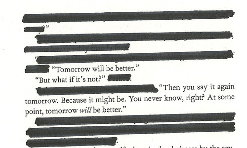 ; Life has a hopeful undertone