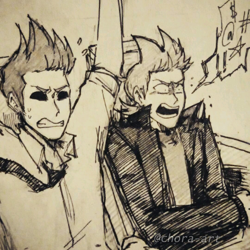 [Click on photos for captions]Sorry for the inactivity! Here are some Eddsworld-themed inktobers tha