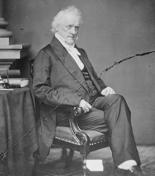 Honorable James Buchanan (April 23, 1791 - June 1, 1868), c. 1865. Photo by Matthew Brady..James Buc