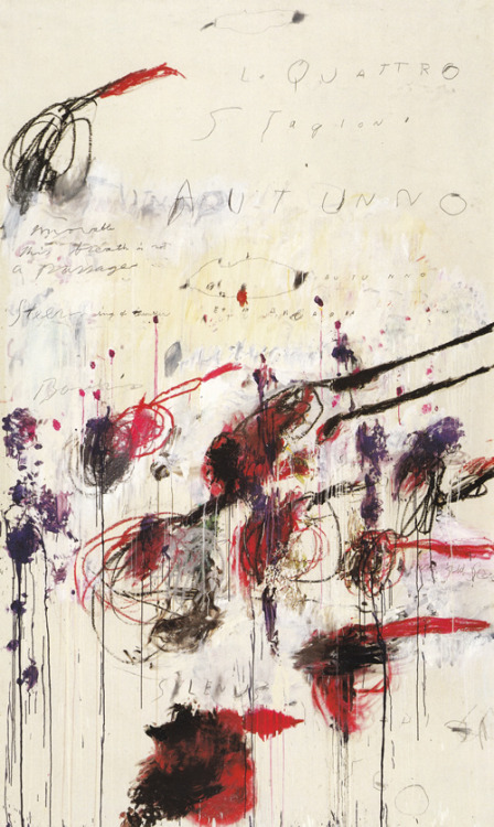 Quattro stagioni I. Autunno, 1994, Cy Twombly