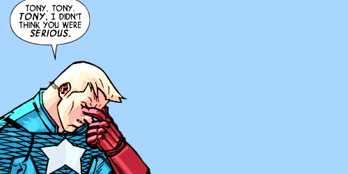 katiebshop:Avengers Annual 001 (2014)↳ That is the last time I let Tony freelance the door codes. We