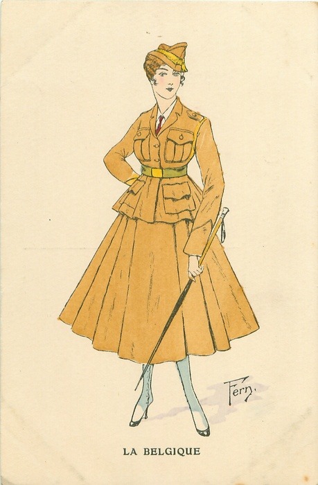 lostsplendor:  &ldquo;Glamour of the Allies&rdquo;: French Postcard Set c.