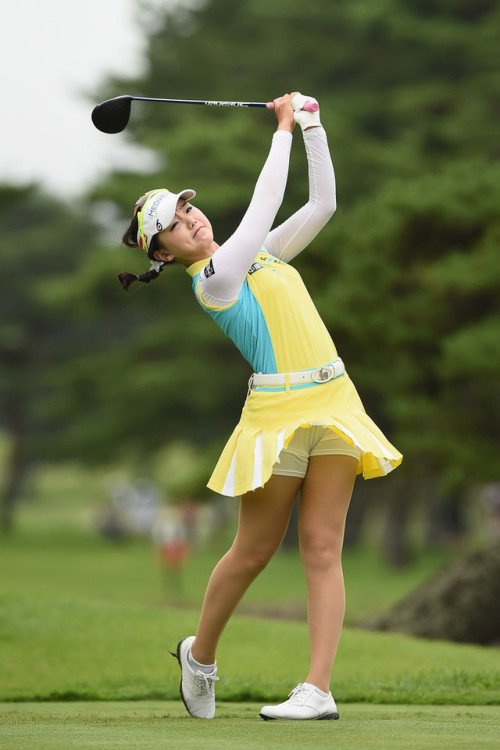 lpgatights:Yuting Shi during the first round of the NEC Karuizawa 72 Golf Tournament 2017