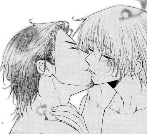 tachimybananase:Jeez I love them so much. Saki-san and Jun from Otokogokoro(2 Koibitogokoro, 3 Koigokoro, 4 Tokimekigokoro)