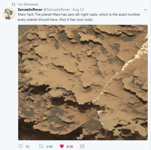 myfrogcroaked: Mars Fact: The planet Mars has zero alt-right nazis, which is the exact number every 