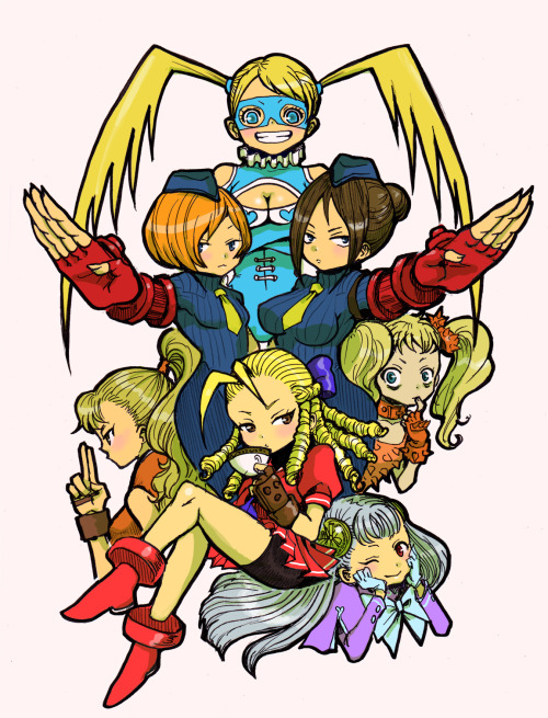 sgeewiz:  Can you find your fave Street Fighter gals? - RIRY   <3