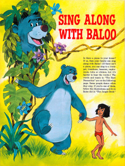 gameraboy:  Look for the bare necessities, the simple bare necessities; forget about your worries and your strife! 