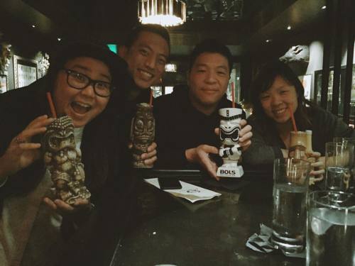 LOOK WHO&rsquo;S IN TOWN! Had such a fun adventure tonight, ending with a tiki party at @robroys