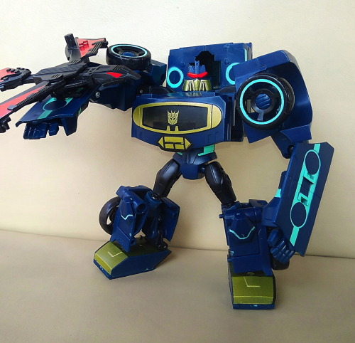 aeonmagnus:Transformers Animated Soundwave and Laserbeak.