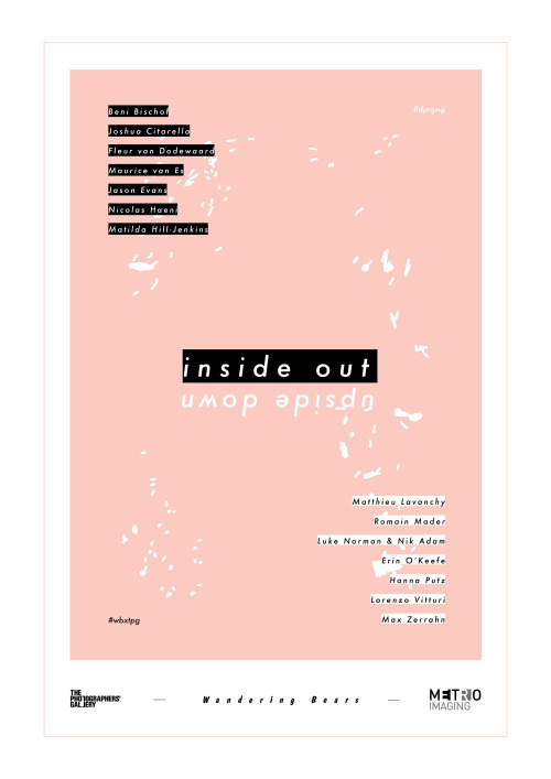 Inside Out Upside Down – 2016Wandering Bears in Residence at The Photographers’ GalleryCONCEPTIn the