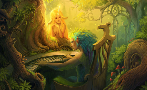 voiceofnature:  Amazing fantasy artwork by Alexandra Semushina