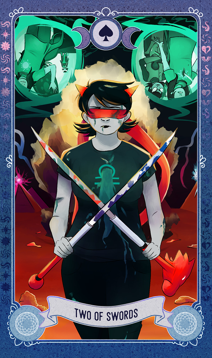 act6tarotproject: THE ACT 6 TAROT ANTHOLOGY: THE MINOR DECK (TWOS) Two of Wands (Artist: