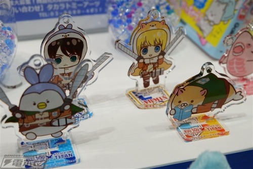 snkmerchandise:  News: SnK x Takara Tomy Arts Fantasy Aquarium Collaboration Event Event Dates: June 23rd to July 6th, 2018Retail Prices: Various Takaratomy Arts has announced a SnK collaboration event called “Shingeki no Kuusou Kyojin Suizokukan,”