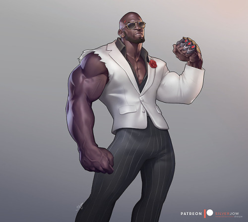 silverjow:    Happy 2nd Anniversary Overwatch. Doomfist Formal Skin, this is one of the best skin in the game. https://www.patreon.com/silverjow