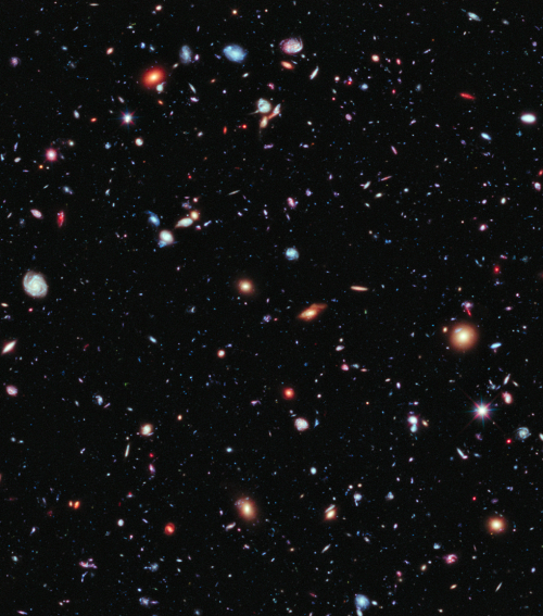 astronomicalwonders:  The Hubble Extreme Deep Field XDF In this image each point of light is not a s