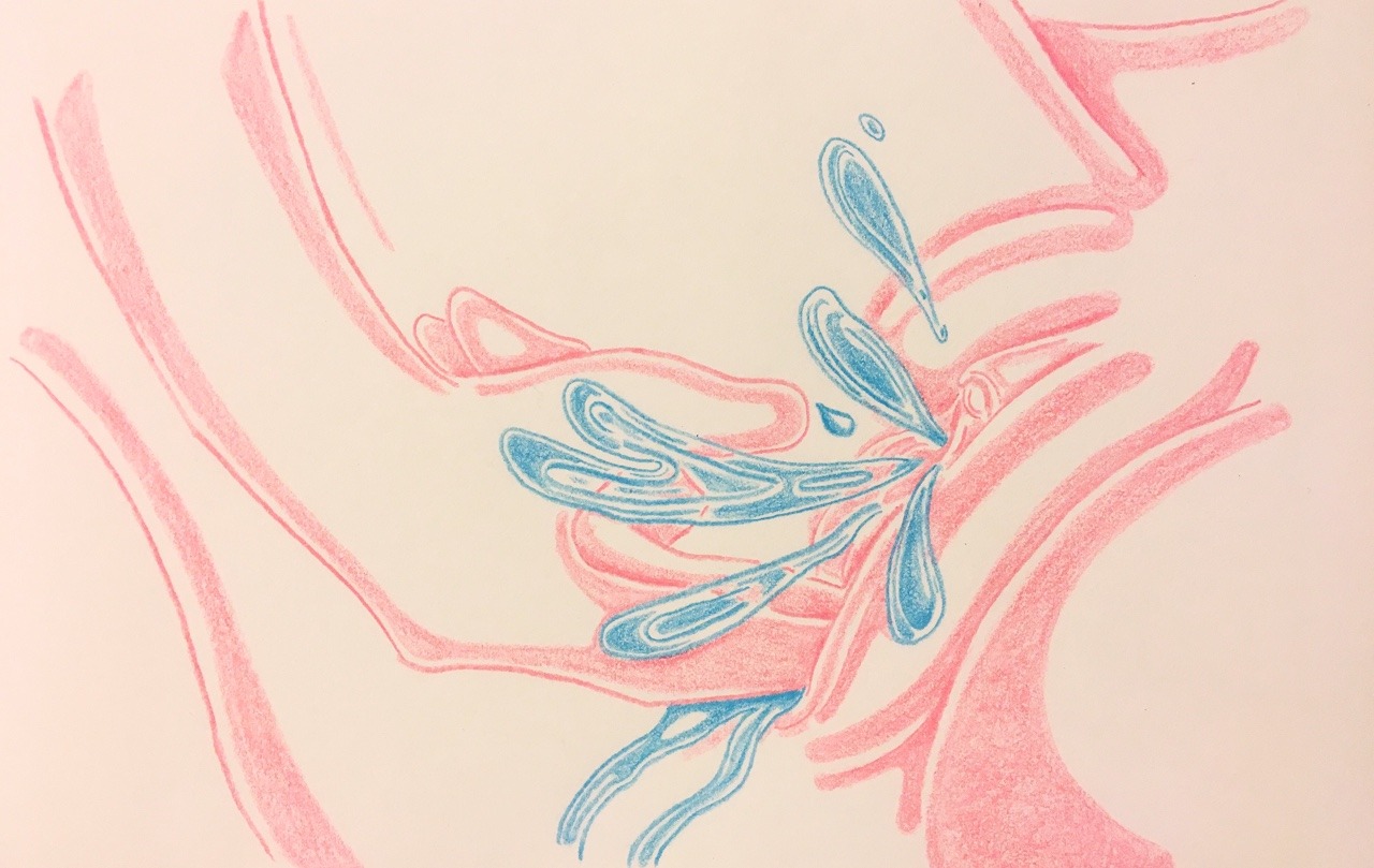ismaelguerrier:  Peak #6(Color pencil on paper)Instagram: ismael.guerrier.art