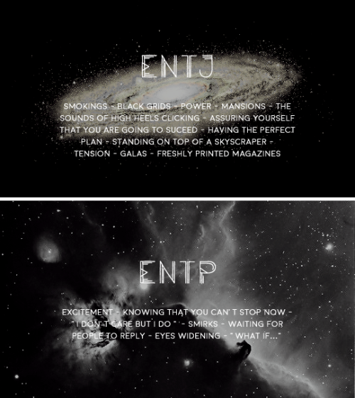 cruvcio:Little things about the mbti types &amp; astronomy studies  [info]