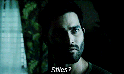 bilesandthesourwolf-deactivated:  Derek knows Stiles is in trouble and comes in, guns blazing, ready to help, only to realize Stiles has the situation in hand. And then Derek starts to notices that something isn’t quit right with the teen. 