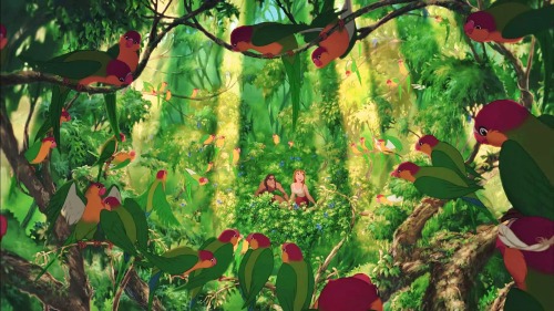tanikayforever:  Visually Pleasing Shots from Disney’s ‘Tarzan’ I personally love 