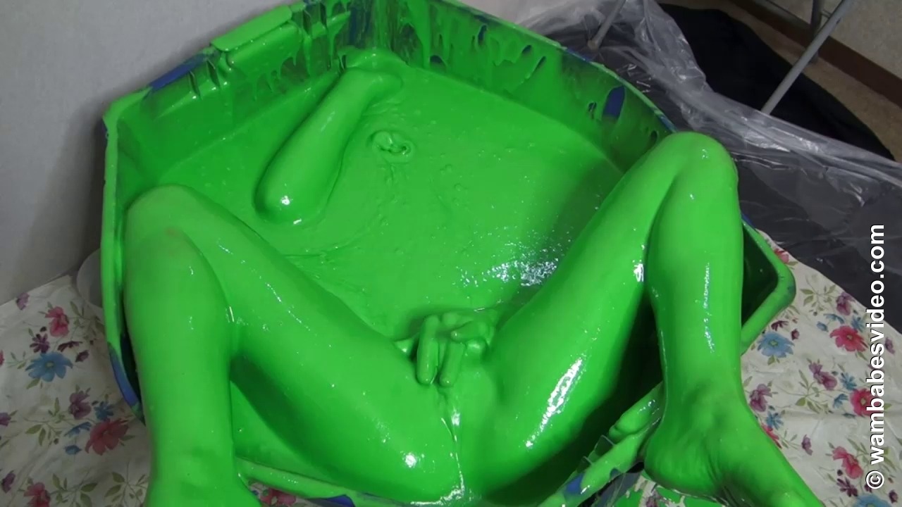 wampicsandgifs:Ariel in the mystery substance at Wambabes VideoPart 3 of 4