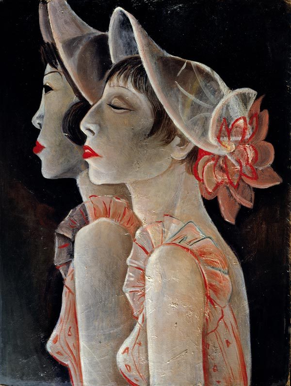 amare-habeo:  Jeanne Mammen (1890-1976) - Revue Girls, 1928-1929 Oil on paper Berlinische