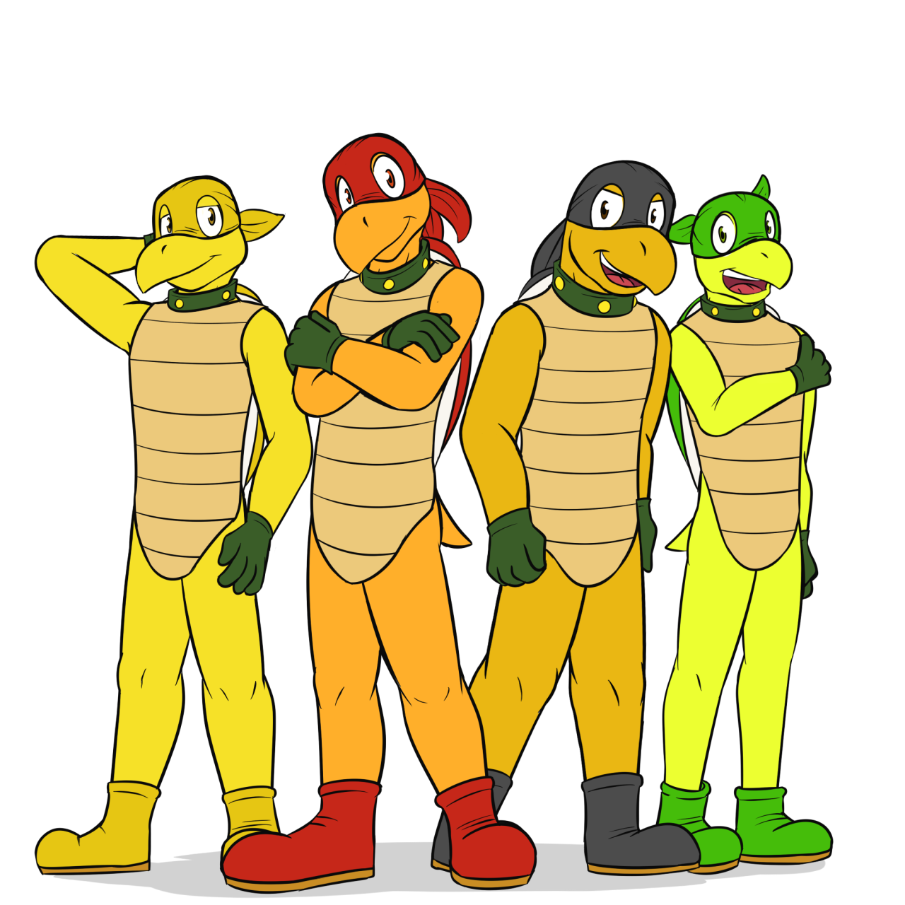 The Koopa Bros. from Paper MarioI’m playin’ the game again and wanted to draw