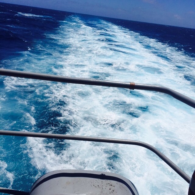 I was water whipping now I&rsquo;m back🌊&hellip;..#InTheMiddleOfTheOcean