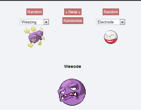 woobiefatticus:  Look, I made Pokémon Mashups, too.  :D
