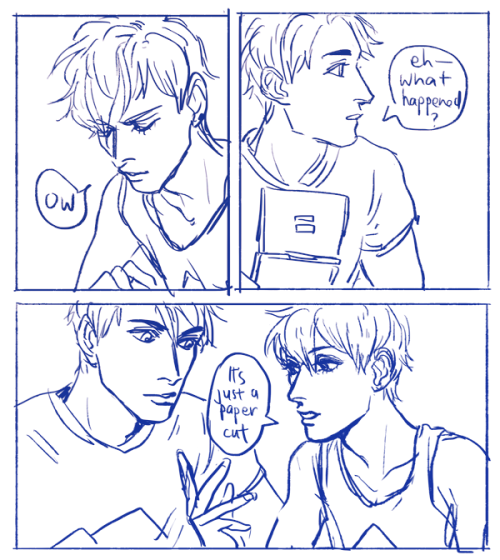 ipoophere:crying as i draw dumb comics