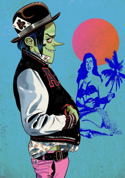 thezodiack:Gorillaz by Jamie Hewlett