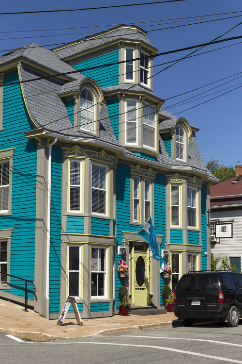 Historic Lunenburg, Nova Scotia. It’s so colorful, and I loved exploring all of the great stores. 