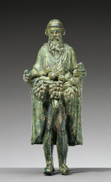 theancientwayoflife:~ Statuette of Priapus.Culture: RomanPlace of origin: Roman Empire Date: A.D. 1s