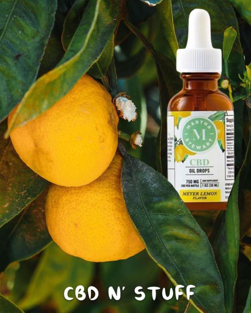 DEAL OF THE DAY(22% OFF) Martha Stewart Meyer Lemon Oil CBD Drops On sale: $34.99 Retail Price:$44