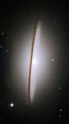 the-wolf-and-moon:    Sombrero Galaxy