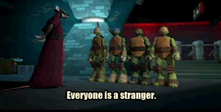just-like-a-turtle-do:   Surface time  I just love it when Father Splinter takes