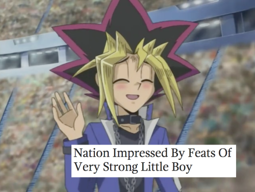 meggannn:  yugioh dm + onion headlines (7) 