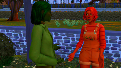 Fern and Sunrose admitted they had feelings for one another, promptly became girlfriends and Sunrose