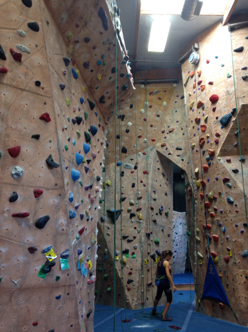 At a different rock climbing facility today! adult photos