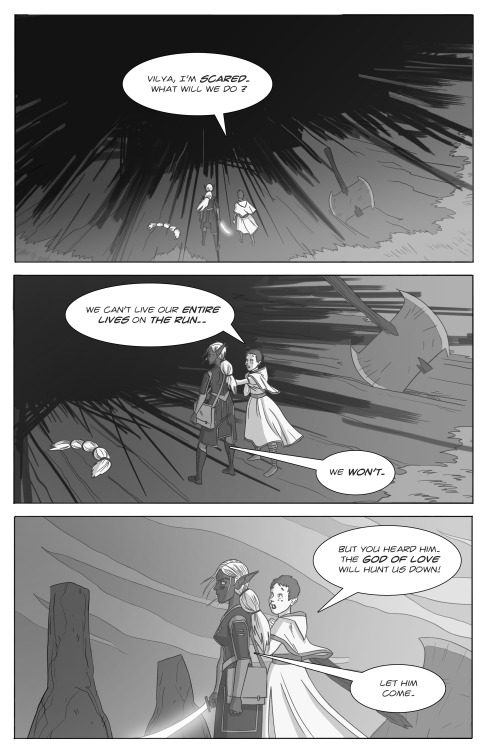 bryankonietzko:giancarlovolpe:  Nobody gets fridged on Vilya’s watchGod of Love Part 3!Read Part 1.Read Part 2.I’m busy working on the next installment, which will involve dwarves, potions, and more.  I’ll be sure to let you know when the next