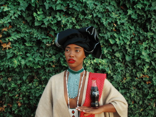 tonygumonline:black Coca-Cola by Tony Gum | inspired by Xhosa Women.