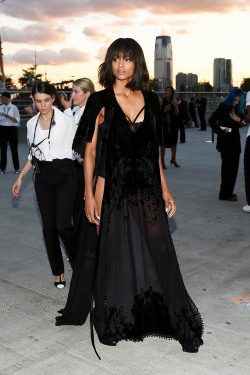 soph-okonedo:  Ciara attends the Givenchy fashion show during Spring 2016 New York Fashion Week at Pier 26 at Hudson River Park on September 11, 2015 in New York City   