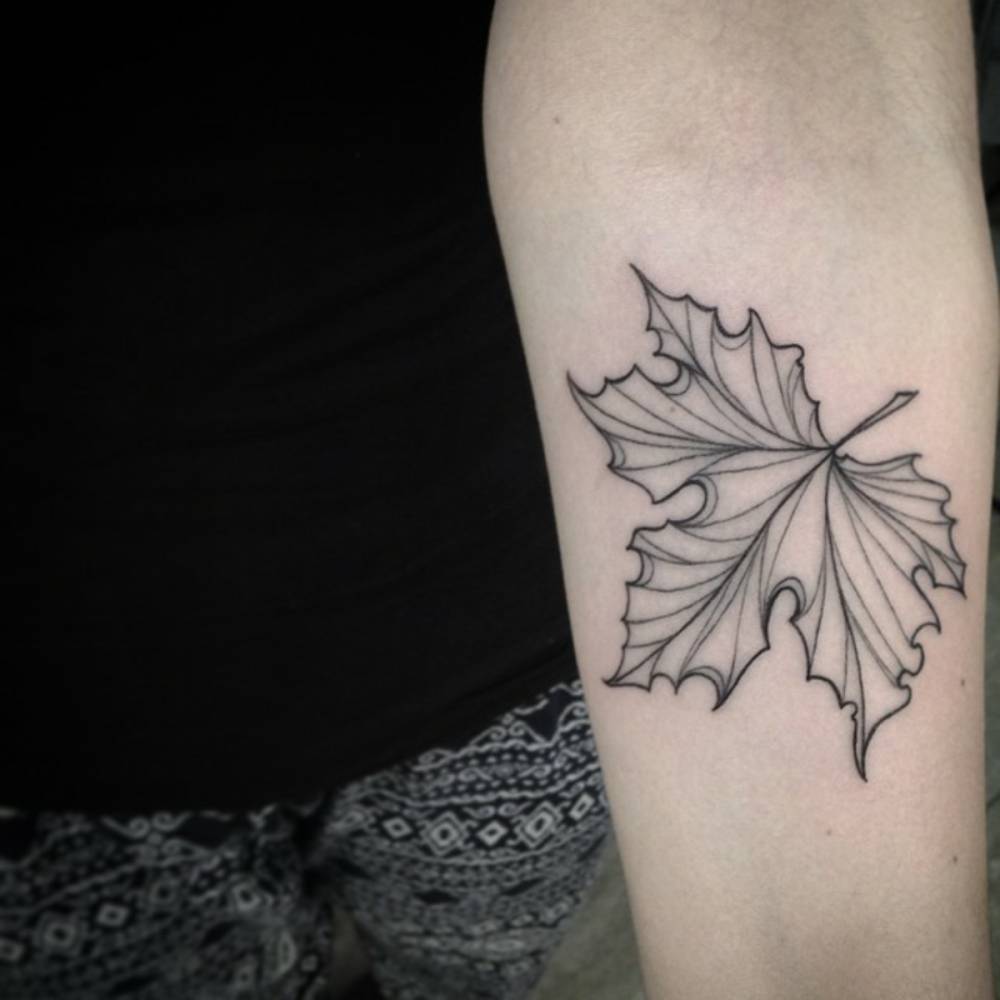 41 Best Maple Leaf Tattoo Designs That Will Blow Your Mind  Psycho Tats