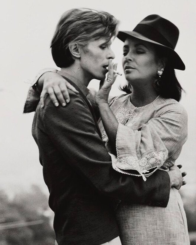 citizenscreen: David Bowie and Elizabeth Taylor